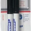 Korting 🥰 Edding Whiteboard Markers - Zwart - Stiften - 661 - Viltstift - 2 Stuks - Uitwisbaar ✔️