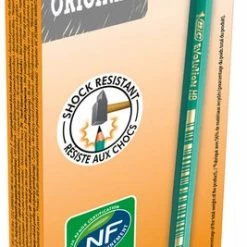 Hete verkoop 🎉 BIC Evolution Original HB Grafiet Potloden Met Gumtop - Doos Van 12 Stuks 😉