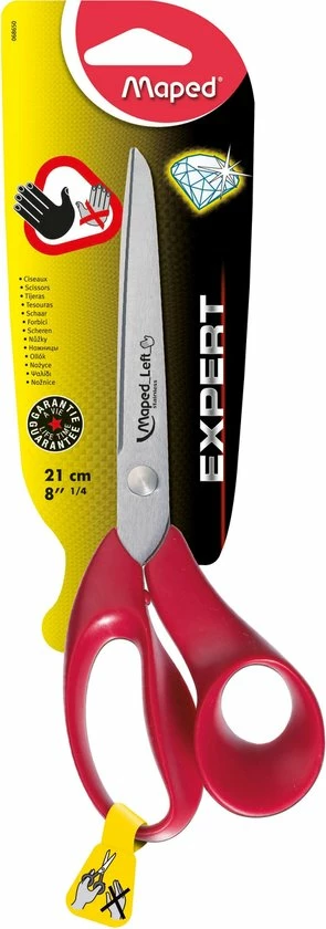 Nieuw π₯° Maped Office Maped Expert 21 Cm Schaar Ergonomisch - Rood - Voor Linkshandigen π 5 Nieuw π₯° Maped Office Maped Expert 21 Cm Schaar Ergonomisch - Rood - Voor Linkshandigen π - Afbeelding 5