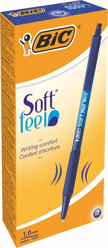 Top 10 😍 BIC Soft Feel Balpennen Met Kliksysteem - Blauw - Doos Van 12 Stuks - Medium Punt 1 Mm 😉 1 Top 10 😍 BIC Soft Feel Balpennen Met Kliksysteem - Blauw - Doos Van 12 Stuks - Medium Punt 1 Mm 😉