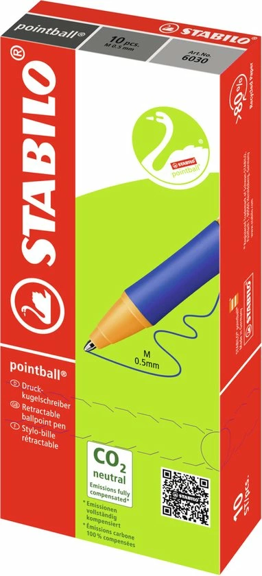 Flash-uitverkoop ๐ STABILO Pointball - Balpen 0,5 Mm - Navulbaar - Blauw - Doos 10 Stuks ๐งจ 9 Flash-uitverkoop ๐ STABILO Pointball - Balpen 0,5 Mm - Navulbaar - Blauw - Doos 10 Stuks ๐งจ - Afbeelding 9