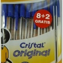 Kopen 🎁 Bic Balpen - Kristal Blauw - 10 Stuks 😍 -Crafts&Co winkel 487x840 1
