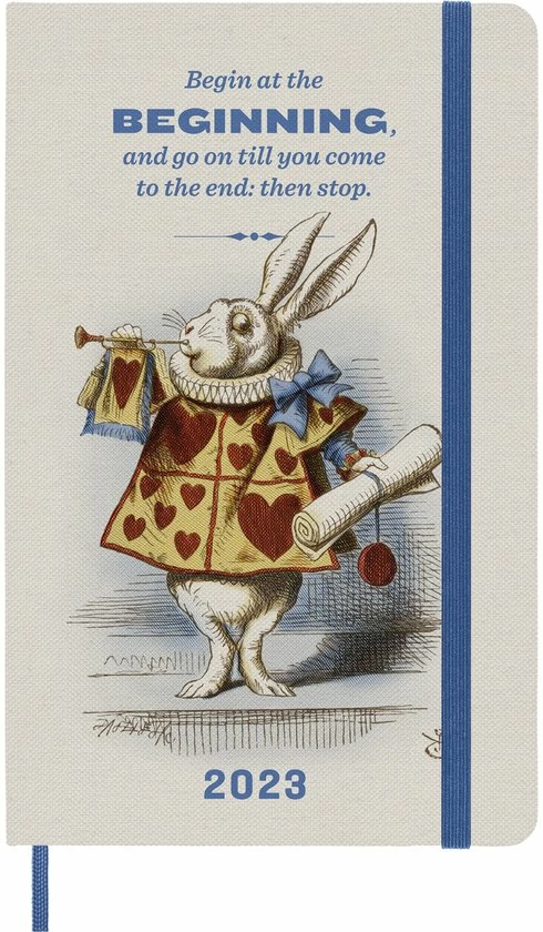 Uitgang ⭐ Moleskine 12 Maanden Agenda - 2023 - LE Planner - Alice In Wonderland - Wekelijks - Large - Amandel Wit Rabbit ❤️ 1 Uitgang ⭐ Moleskine 12 Maanden Agenda - 2023 - LE Planner - Alice In Wonderland - Wekelijks - Large - Amandel Wit Rabbit ❤️