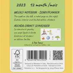 Begroting 🧨 Moleskine 12 Maanden Agenda - 2023 - LE Planner - Kleine Prins - Wekelijks - Pocket - Vos 🎉 -Crafts&Co winkel 494x840