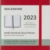 Uitgang 🌟 Moleskine 12 Maanden Agenda - 2023 - Wekelijks - Pocket - Zachte Kaft - Rood 🛒