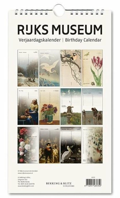Top 10 π Bekking & Blitz Rijksmuseum Masterpieces Verjaardagskalender π₯° 3 Top 10 π Bekking & Blitz Rijksmuseum Masterpieces Verjaardagskalender π₯° - Afbeelding 3