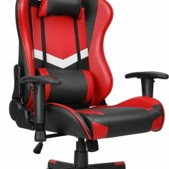 Uitgang ๐ Seven Comfort - Game Stoel - Gaming Stoel - Gaming Chair - Zwart - Bureaustoel Met Nekkussen & Verstelbaar Rugkussen - Instelbare Zithoogte ๐คฉ