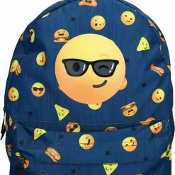Beste Verkoop 😍 Skooter New Adventures Rugzak Schooltas Jongen - Blauw - Emojis 👍