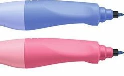 Begroting 🧨 STABILO EASYoriginal - Ergonomische Rollerball - Linkshandig - Blauwe Inkt - Navulbaar - Pastel Poeder Roze ❤️ -Crafts&Co winkel 550x152