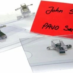 Aanbiedingen ❤️ Merkloos Badge Met Combi Clip 54mm X 90mm - 50 Stuks 🧨