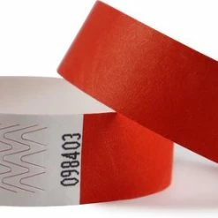 Beste recensies van 🧨 CombiCraft Blanco Tyvek Polsbandjes Rood - 100 Stuks 💯