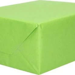 Beste Pirce 🎁 Bellatio Decorations 1x Rol Kraft Inpakpapier Groen 200 X 70 Cm - Cadeaupapier / Kadopapier / Boeken Kaften ✔️