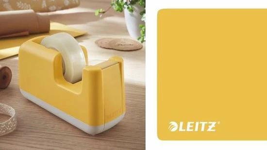 Promo ⭐ Leitz Cosy Plakbandhouder - Plakband Dispenser Inclusief Plakband - Ideaal Voor Thuiskantoor/Thuiswerken - Warm Geel 💯 2 Promo ⭐ Leitz Cosy Plakbandhouder - Plakband Dispenser Inclusief Plakband - Ideaal Voor Thuiskantoor/Thuiswerken - Warm Geel 💯 - Afbeelding 2
