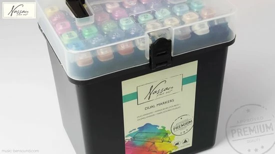 Goedkoop 🎉 Nassau Fine Art Dual Marker Stiften Met 48 Kleuren Dubbelzijdige Kleurpunt |grove Brush Marker Voor Concepten En Strips, Fijne Borstel Voor Schetsen, Kalligrafie, Tekenen En Illustreren 🔔 2 Goedkoop 🎉 Nassau Fine Art Dual Marker Stiften Met 48 Kleuren Dubbelzijdige Kleurpunt |grove Brush Marker Voor Concepten En Strips, Fijne Borstel Voor Schetsen, Kalligrafie, Tekenen En Illustreren 🔔 - Afbeelding 2