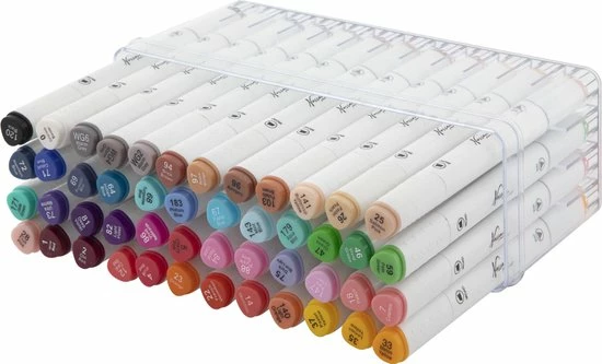 Aanbiedingen ❤️ Nassau Fine Art Twinmarkers 48 Stuks Voor Volwassenen En Kinderen | Alcohol Stiften | Triangel Vorm | Handig In Gebruik | Markeerstiften ✨ 6 Aanbiedingen ❤️ Nassau Fine Art Twinmarkers 48 Stuks Voor Volwassenen En Kinderen | Alcohol Stiften | Triangel Vorm | Handig In Gebruik | Markeerstiften ✨ - Afbeelding 6