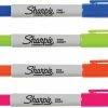 Korting 🎁 Sharpie Permanente Markers | Fijne Punt | Diverse Vrolijke Kleuren | 4 Stuks 🧨