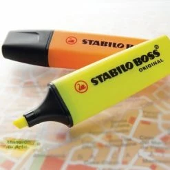 Beste Pirce ⭐ STABILO BOSS ORIGINAL - Markeerstift - Hoogste Kwaliteit - Geel - Doos 10 Stuks 🔥 -Crafts&Co winkel 550x365 4