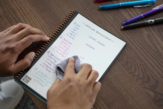 Beste Verkoop ๐ฅฐ Rocketbook Core Smart Notebook A5 Executive Teal ๐ 4 Beste Verkoop ๐ฅฐ Rocketbook Core Smart Notebook A5 Executive Teal ๐ - Afbeelding 4