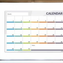 Beste deal ⭐ CKB Ltd CKB Magnetische Maandplanner - Kalender 31 Dagen - Magnetische Koelkast Maand Planner - Whiteboard Met Gratis Stift - Memobord 💯 -Crafts&Co winkel 550x367 9