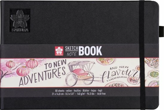 Korting π Sakura Schets/notitieboek 21 X 14.8 Cm 80 Pagina's Crèmewit Papier 140g π 1 Korting π Sakura Schets/notitieboek 21 X 14.8 Cm 80 Pagina's Crèmewit Papier 140g π