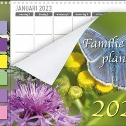 Beste deal 🛒 MGPcards - Family Planner XL 2023 - Week Begint Op Maandag - Vlinder 🎁