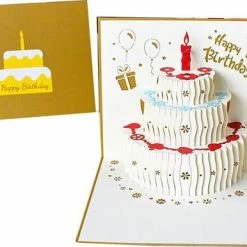 Beste recensies van 😍 Malinsi Verjaardagskaarten Met Envelop - Wenskaarten Verjaardag - Happy 🎂 Birthday - 3D Pop Up Kaarten Taart - Kinderen - Cadeau - Verjaardagskaart ✨