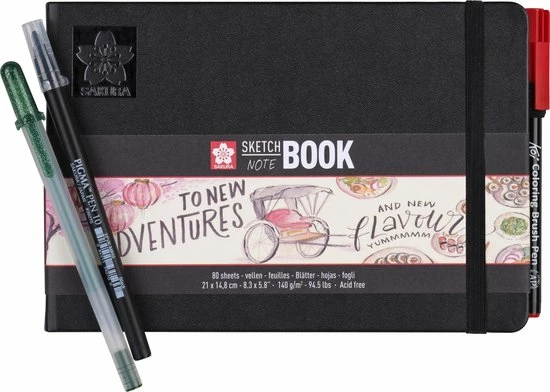 Korting π Sakura Schets/notitieboek 21 X 14.8 Cm 80 Pagina's Crèmewit Papier 140g π 4 Korting π Sakura Schets/notitieboek 21 X 14.8 Cm 80 Pagina's Crèmewit Papier 140g π - Afbeelding 4