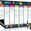 Nieuw ⌛ Brute Strength - Magnetisch Weekplanner Whiteboard (26) - A3 - Planbord - Dagplanner Kind - To Do Planner Kinderen 💯