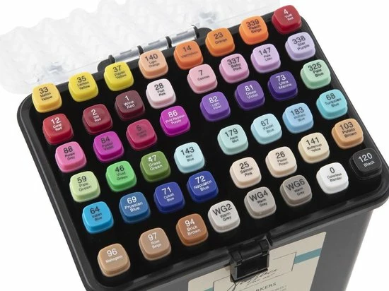 Goedkoop 🎉 Nassau Fine Art Dual Marker Stiften Met 48 Kleuren Dubbelzijdige Kleurpunt |grove Brush Marker Voor Concepten En Strips, Fijne Borstel Voor Schetsen, Kalligrafie, Tekenen En Illustreren 🔔 8 Goedkoop 🎉 Nassau Fine Art Dual Marker Stiften Met 48 Kleuren Dubbelzijdige Kleurpunt |grove Brush Marker Voor Concepten En Strips, Fijne Borstel Voor Schetsen, Kalligrafie, Tekenen En Illustreren 🔔 - Afbeelding 8