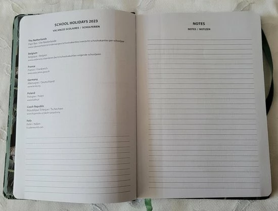 Aanbiedingen โ๏ธ LIBOZA - Agenda 2023 – A5 – Harde Kaft Groen Bloemetjes - 14,5 X 20,5 - Met ECOpen - Leeslint - Sluitelastiek - Past In Handtas - Jaaroverzichten - Ruimte Voor Telefoonnrs+notities - Drietalig - Sinterklaas - Kerstmis – Cadeau ๐ 7 Aanbiedingen โ๏ธ LIBOZA - Agenda 2023 – A5 – Harde Kaft Groen Bloemetjes - 14,5 X 20,5 - Met ECOpen - Leeslint - Sluitelastiek - Past In Handtas - Jaaroverzichten - Ruimte Voor Telefoonnrs+notities - Drietalig - Sinterklaas - Kerstmis – Cadeau ๐ - Afbeelding 7