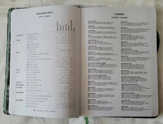 Aanbiedingen โ๏ธ LIBOZA - Agenda 2023 – A5 – Harde Kaft Groen Bloemetjes - 14,5 X 20,5 - Met ECOpen - Leeslint - Sluitelastiek - Past In Handtas - Jaaroverzichten - Ruimte Voor Telefoonnrs+notities - Drietalig - Sinterklaas - Kerstmis – Cadeau ๐ 13 Aanbiedingen โ๏ธ LIBOZA - Agenda 2023 – A5 – Harde Kaft Groen Bloemetjes - 14,5 X 20,5 - Met ECOpen - Leeslint - Sluitelastiek - Past In Handtas - Jaaroverzichten - Ruimte Voor Telefoonnrs+notities - Drietalig - Sinterklaas - Kerstmis – Cadeau ๐ - Afbeelding 13