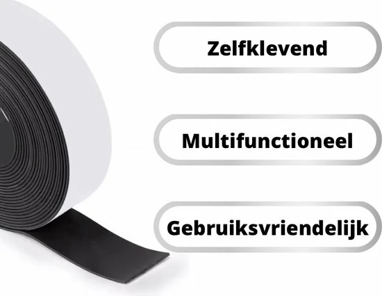 Goedkoop 😍 Nassauproducts® - Magneetband Met Plakstrip - 10 Meter Lang - Magneetstrip - Magneet Tape - Zelfklevend - Zwart 🛒 2 Goedkoop 😍 Nassauproducts® - Magneetband Met Plakstrip - 10 Meter Lang - Magneetstrip - Magneet Tape - Zelfklevend - Zwart 🛒 - Afbeelding 2