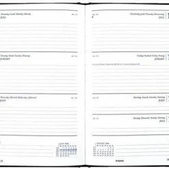 Nieuw 💯 Brepols Bureau Agenda BLAUW 2023 - 1 Week Op 2 Pagina's (13cm X 21cm) 🥰 -Crafts&Co winkel 550x427 1
