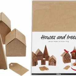 Uitgang 🔔 Merkloos Adventskalender Met Vouwdoosjes + Labels - 5,7-10cm | Cadeau Kerst | Maak Zelf Je Adventskalender 🤩