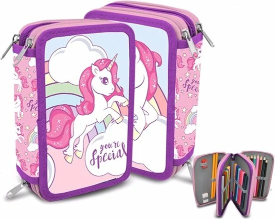 Hete verkoop π₯° Unicorn Etui You're Special Meisjes 12 X 20 X 6 Cm Polyester β 4 Hete verkoop π₯° Unicorn Etui You're Special Meisjes 12 X 20 X 6 Cm Polyester β - Afbeelding 4