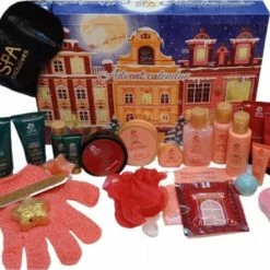 Goedkoopste 🔥 Mivida - Adventskalender - Blauw - Cosmetica - Make-up - Vegan - Veganistisch - Bodyscrub - Bruisbal - Bodybutter - Bodylotion - Conditioner - Shampoo - Lippenbalsem - En Meer - Beauty - Kerst - Kerstmis - Kerstcadeau - Cadeau - Volwassenen ✔️