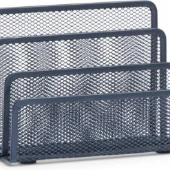 Korting 🥰 Antraciet Grijze Brievenhouder Postbakje 3-vaks Van Draadmetaal/mesh 17 X 13,5 Cm - Zeller - Kantoorbenodigdheden - Bureau-accessoires - Brievenhouders - Postbakjes - Mesh Kantoor/bureau Benodigdheden 😉