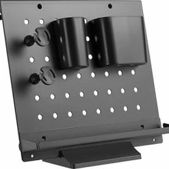 Beste Verkoop ✔️ Merkloos Luxe Metalen Desk Organizer - 3 Montage Opties - Hangend/Staand/Wand - Pennenbakje Houder - Kantoor Bureau Standaard Organiser Houder - Geschikt Voor Elektronica/Pennen/Briefpapier - Bureauhouder - Modulair Design - Zwart 👍