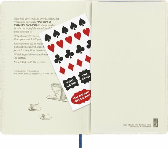 Uitgang ⭐ Moleskine 12 Maanden Agenda - 2023 - LE Planner - Alice In Wonderland - Wekelijks - Large - Amandel Wit Rabbit ❤️ 8 Uitgang ⭐ Moleskine 12 Maanden Agenda - 2023 - LE Planner - Alice In Wonderland - Wekelijks - Large - Amandel Wit Rabbit ❤️ - Afbeelding 8