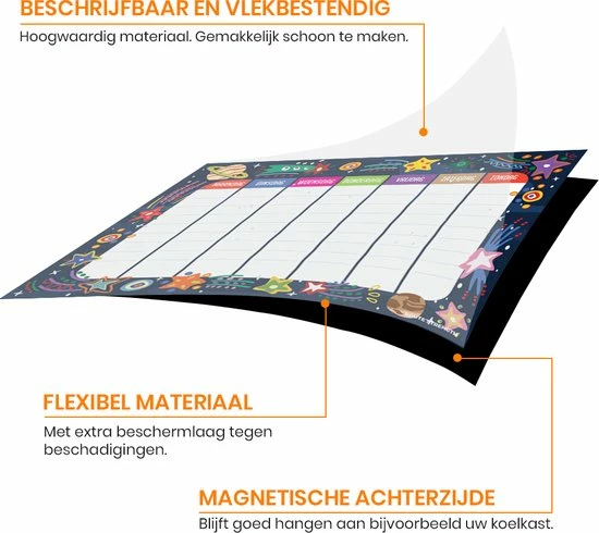 Nieuw β Brute Strength - Magnetisch Weekplanner Whiteboard (26) - A3 - Planbord - Dagplanner Kind - To Do Planner Kinderen π― 4 Nieuw β Brute Strength - Magnetisch Weekplanner Whiteboard (26) - A3 - Planbord - Dagplanner Kind - To Do Planner Kinderen π― - Afbeelding 4