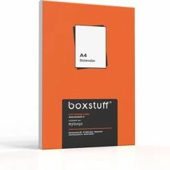 Promo ✔️ Boxstuff A4 Stickervellen - Ordner Etiketten Stickers - Geschikt Inktjet En Laser Printers - 6 Per Vel - 210x49,4MM ⭐ -Crafts&Co winkel 550x504 2