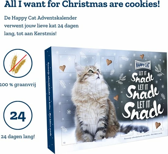Beste Verkoop 🧨 Happycat Adventskalender Voor Katten - Happy Cat - Graanvrij ⭐ 3 Beste Verkoop 🧨 Happycat Adventskalender Voor Katten - Happy Cat - Graanvrij ⭐ - Afbeelding 3