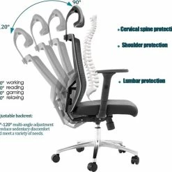 Hete verkoop 🛒 FOXSPORT Bureaustoel Comfort - Ergonomische Bureaustoelen - Hoogte Verstelbaar - Opklapbare Armsteun - Wieltjes - Volwassenen/Kinderen - Thuis/Kantoor - Zwart 🛒 13 Hete verkoop 🛒 FOXSPORT Bureaustoel Comfort - Ergonomische Bureaustoelen - Hoogte Verstelbaar - Opklapbare Armsteun - Wieltjes - Volwassenen/Kinderen - Thuis/Kantoor - Zwart 🛒 -Crafts&Co winkel 550x515