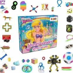 Gloednieuw 🎁 Cadeaubox Fidget XL Adventskalender 24 Dagen - Adventkalender Mermaid - Herbruikbaar - Geschenkdoos - Ook Zelf Te Vullen - Rainbow 24 Stuks Dagen Cadeaus Uitpakken - Feestdagen - Herbruikbaar - 2022 - Gevuld Met Fidgets XL - Happy Trendz® ❤️