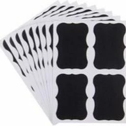 Kopen ❤️ Merkloos Keuken Etiket Labels - Etiketten - Krijtbord Labels / Blackboard Etiketten Stickers - 108 Stuks ✨