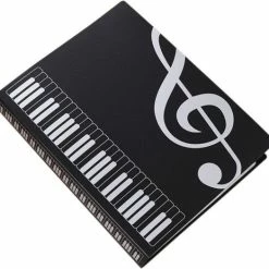 Flash-uitverkoop ✨ BesteMuziek Showalbum Bladmuziek Map-A4-80 Pagina's-Zwart ✔️