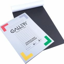 Hete verkoop 🧨 Gallery Zwart Tekenpapier Formaat 21 X 297 Cm A4 120 G M² 20 Vel 😍
