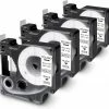 Aanbiedingen ✨ TELANO® 4 Stuks Plastic Labels D1 40913 Voor Dymo LabelManager - Zwart Op Wit - 9 Mm X 7 M - S0720680 Label Tape 😉