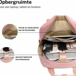 Aanbiedingen 🎁 ZILOU® Rugzak - 20-35 Liter - 15,6" Laptopvak - Anti-Diefstal - Roze ✨ 11 Aanbiedingen 🎁 ZILOU® Rugzak - 20-35 Liter - 15,6" Laptopvak - Anti-Diefstal - Roze ✨ -Crafts&Co winkel 550x527 6