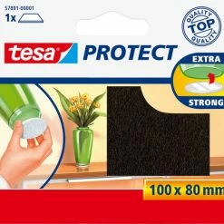 Goedkoopste 😀 Tesa Protect Beschermvilt Rechthoekig - Bruin - 80 X 100 Mm 🎁